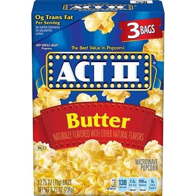 Act II Butter Microwave Popcorn