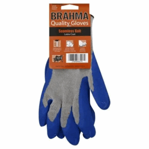 Brahma Gloves Blue & Gray Latex WA8427A