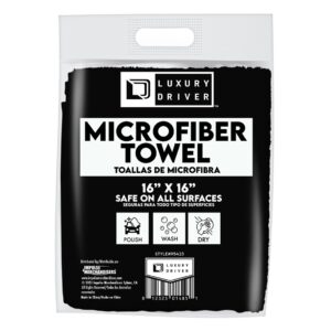 Luxury Driver -Microfiber Towels-Black